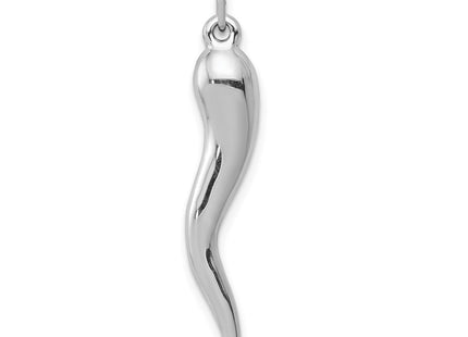 14K white gold charm