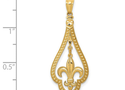 14k Yellow Gold Pendants Style K5940 - Classique Jewelry Inc.
