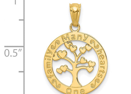 14k Yellow Gold Pendants Style K5945 - Classique Jewelry Inc.