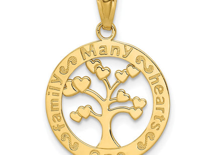 14k Yellow Gold Pendants Style K5945 - Classique Jewelry Inc.