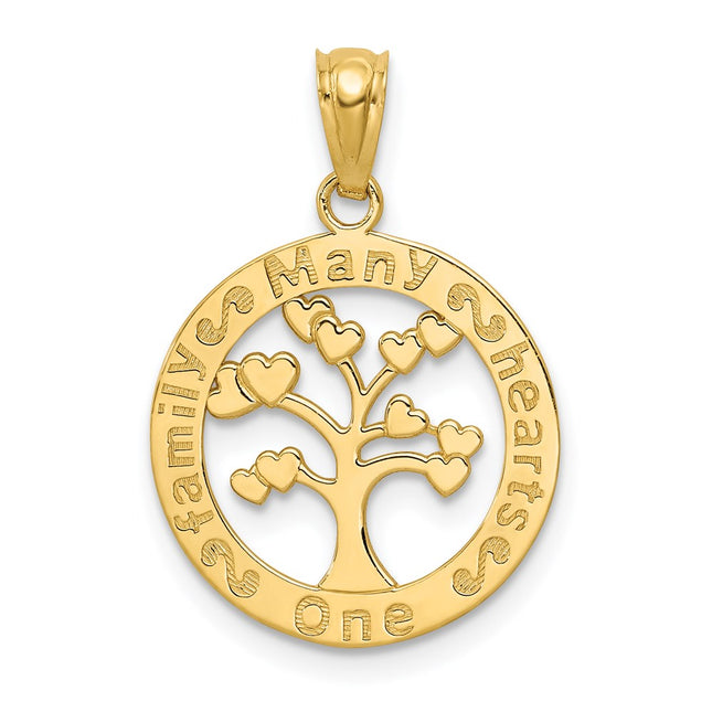 14k Yellow Gold Pendants Style K5945 - Classique Jewelry Inc.