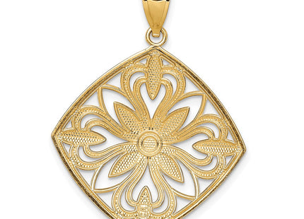14k Yellow & Rhodium Jewelry Style K5953 - Classique Jewelry Inc.