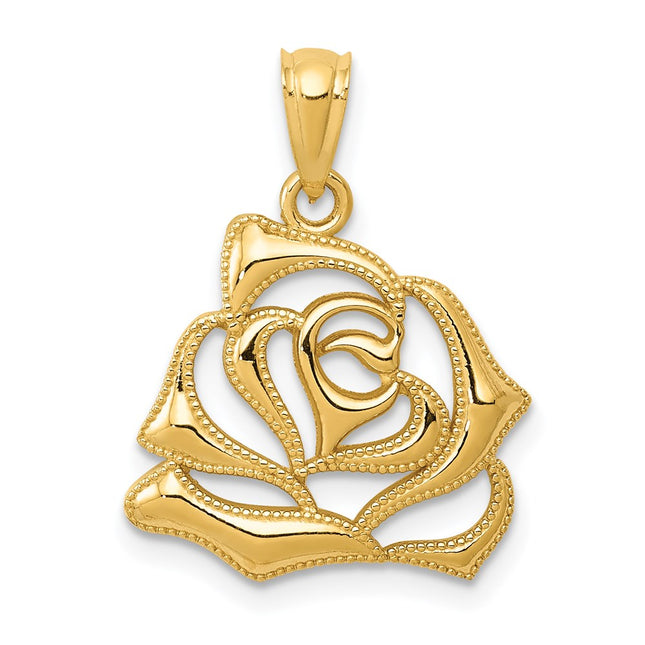 14k Yellow Gold Pendants Style K5970 - Classique Jewelry Inc.