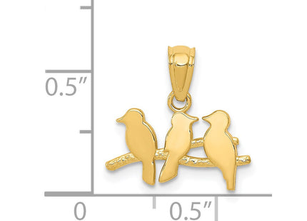 14k Yellow Gold Pendants Style K5991 - Classique Jewelry Inc.