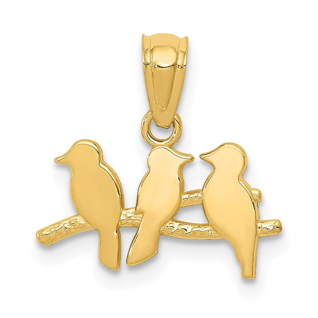 14k Yellow Gold Pendants Style K5991 - Classique Jewelry Inc.