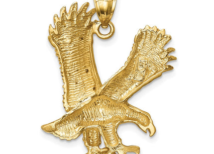 14K gold pendant, another view