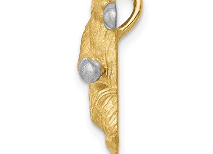 14k Yellow & Rhodium Chains Style K6009 - Classique Jewelry Inc.