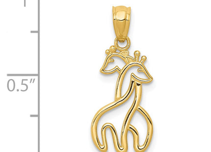 14k Yellow Gold Pendants Style K6015 - Classique Jewelry Inc.
