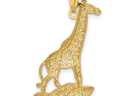14k Yellow & Rhodium Pendants Style K6016 - Classique Jewelry Inc.