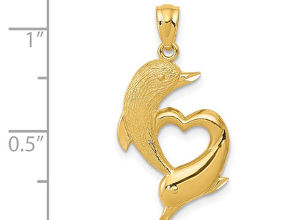 14k Yellow Gold Pendants Style K6026 - Classique Jewelry Inc.