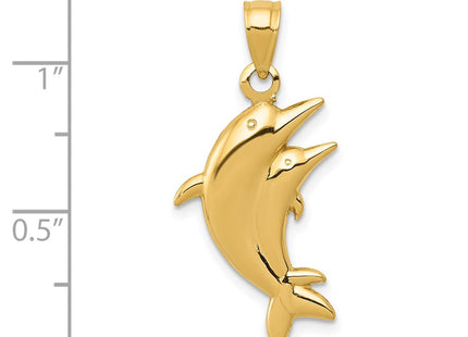 14K gold pendant, another view
