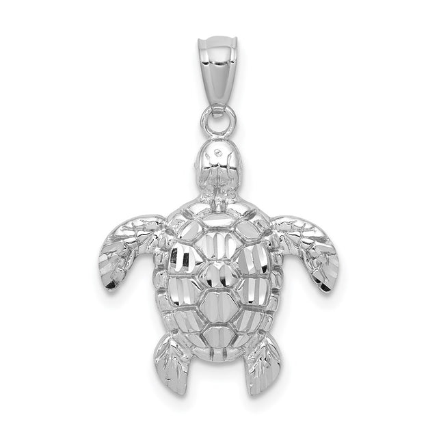 14k White Gold Pendants Style K6034 - Classique Jewelry Inc.