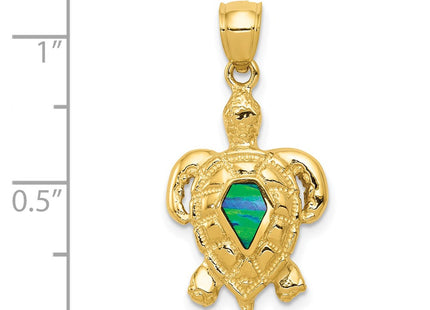 14k Yellow Gold Pendants Style K6037 - Classique Jewelry Inc.