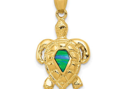 14k Yellow Gold Pendants Style K6037 - Classique Jewelry Inc.