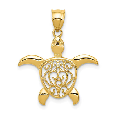 14K gold pendant