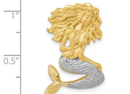 14k Yellow & Rhodium Chains Style K6045 - Classique Jewelry Inc.