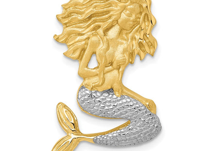 14k Yellow & Rhodium Chains Style K6045 - Classique Jewelry Inc.