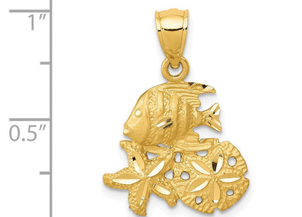 14k Yellow Gold Pendants Style K6054 - Classique Jewelry Inc.