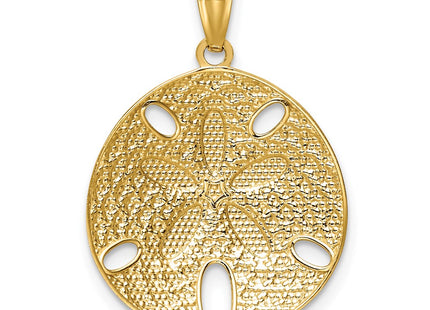 14k Yellow & Rhodium Pendants Style K6076 - Classique Jewelry Inc.
