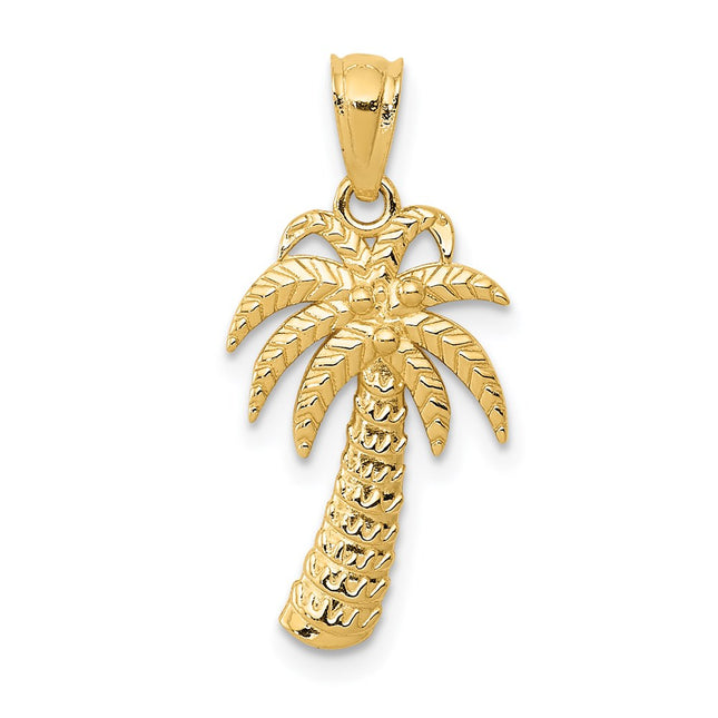 14k Yellow Gold Pendants Style K6077 - Classique Jewelry Inc.