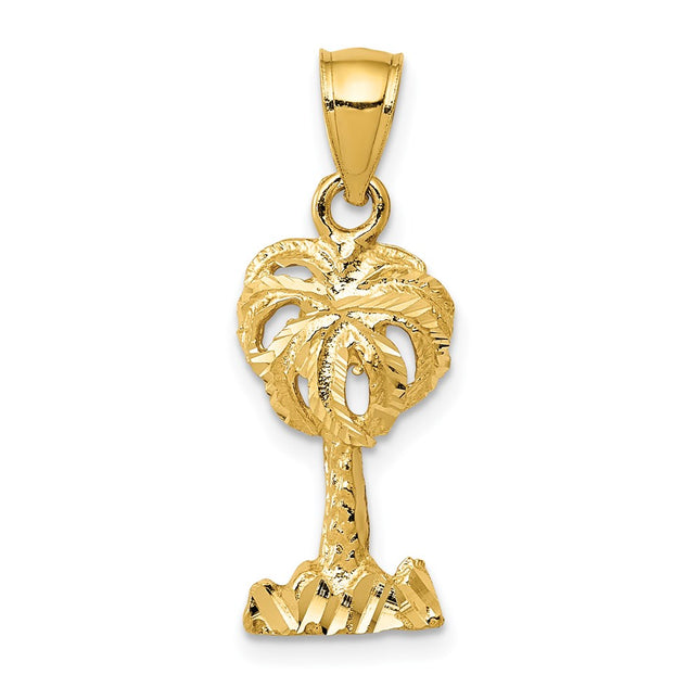 14k Yellow Gold Pendants Style K6078 - Classique Jewelry Inc.