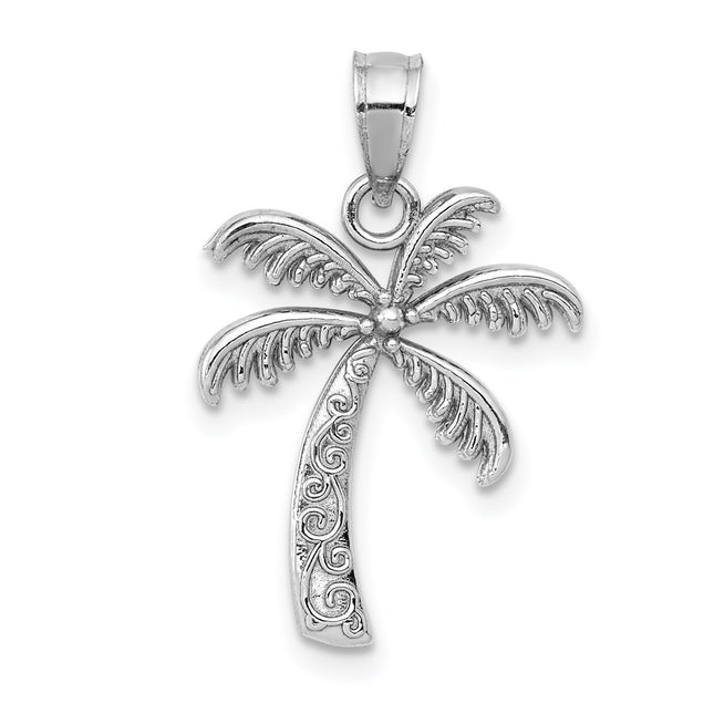 14k White Gold Pendants Style K6079 - Classique Jewelry Inc.