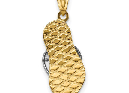 14k Two-tone Pendants Style K6088 - Classique Jewelry Inc.