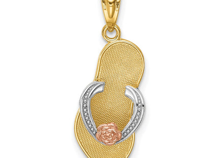 14k Two-tone Pendants Style K6088 - Classique Jewelry Inc.