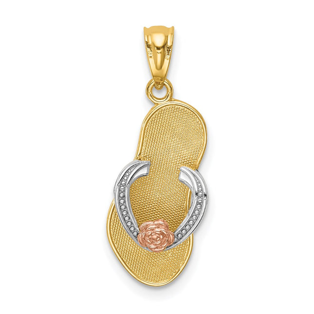 14k Two-tone Pendants Style K6088 - Classique Jewelry Inc.