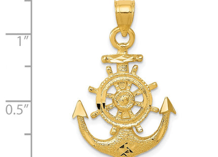 14k Yellow Gold Pendants Style K6092 - Classique Jewelry Inc.