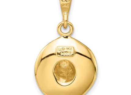 14k Yellow Gold Pendants Style K6115 - Classique Jewelry Inc.