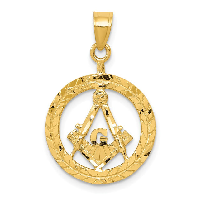 14k Yellow Gold Pendants Style K6116 - Classique Jewelry Inc.