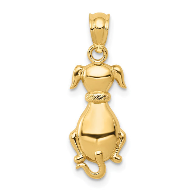 14k Yellow Gold Pendants Style K6120 - Classique Jewelry Inc.