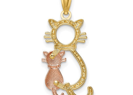 14k Two-tone Pendants Style K6122 - Classique Jewelry Inc.