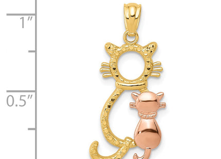 14k Two-tone Pendants Style K6122 - Classique Jewelry Inc.