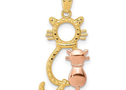 14k Two-tone Pendants Style K6122 - Classique Jewelry Inc.