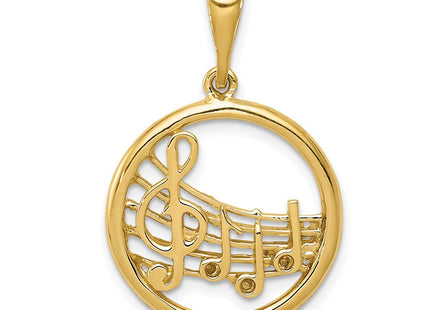 14k Yellow Gold Pendants Style K6136 - Classique Jewelry Inc.