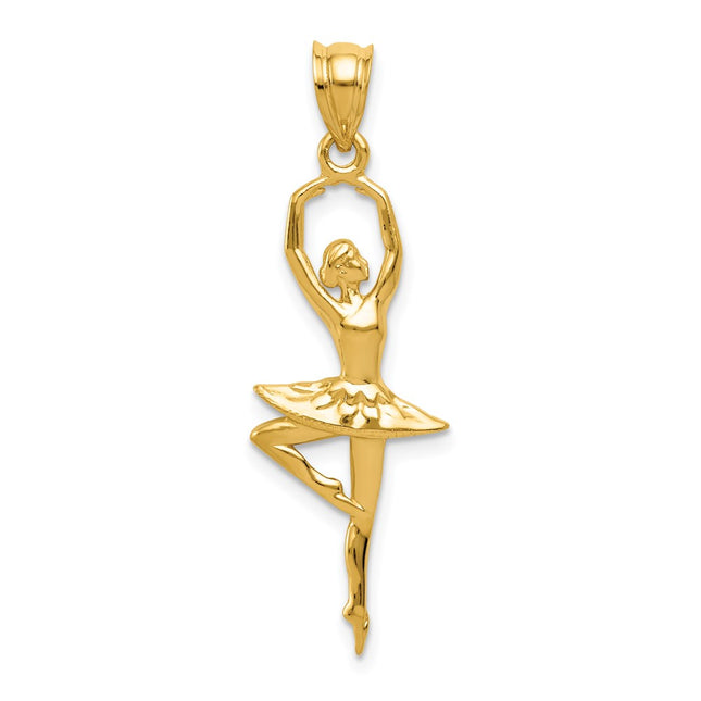 14k Yellow Gold Pendants Style K6138 - Classique Jewelry Inc.