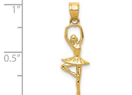 14k Yellow Gold Pendants Style K6139 - Classique Jewelry Inc.