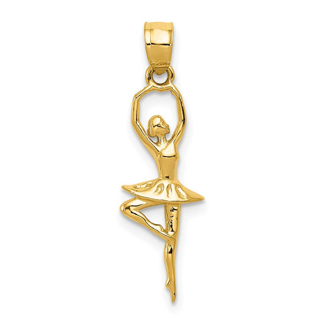 14k Yellow Gold Pendants Style K6139 - Classique Jewelry Inc.