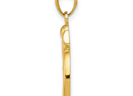 14k Yellow Gold Pendants Style K6148 - Classique Jewelry Inc.