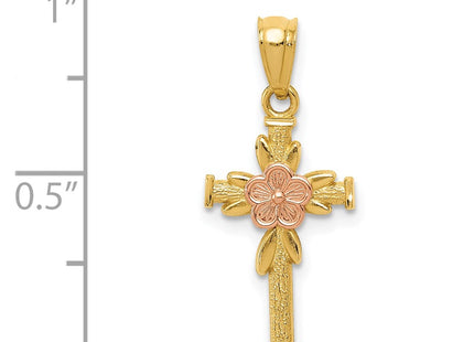 14k Two-tone Pendants Style K6160 - Classique Jewelry Inc.