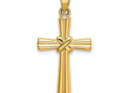 14k Hollow Cross Pendant (Style K6163)