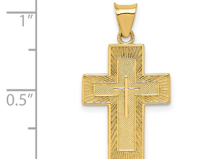 14k Yellow Gold Pendants Style K6165 - Classique Jewelry Inc.