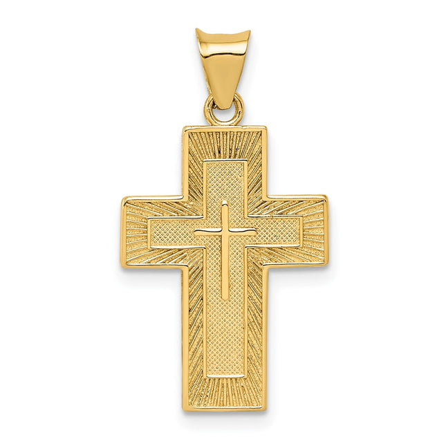 14k Yellow Gold Pendants Style K6165 - Classique Jewelry Inc.