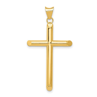 14K gold cross pendant