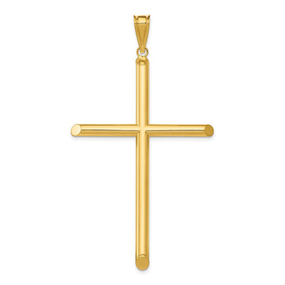 14K gold cross pendant