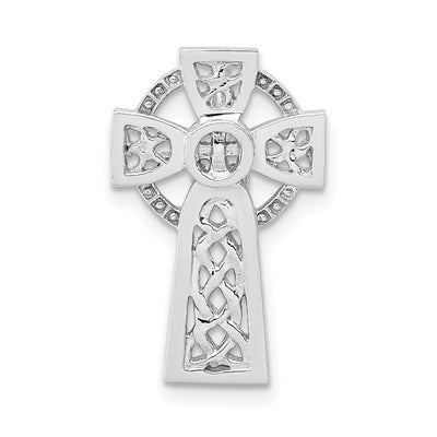 14K white gold cross pendants & charm