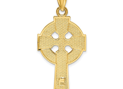 14k Polished Celtic Cross Pendant (Style K6233)