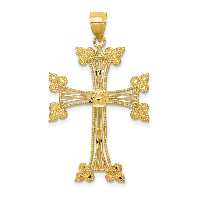 14k Yellow Gold Pendants Style K6234 - Classique Jewelry Inc.